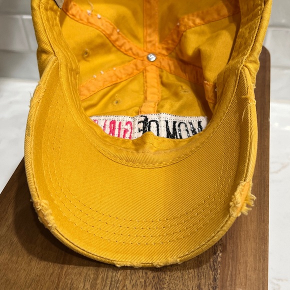 KBETHOS Vintage Mom of Girls Distressed Yellow Baseball Cap Adjustable Hat - Picture 5 of 8